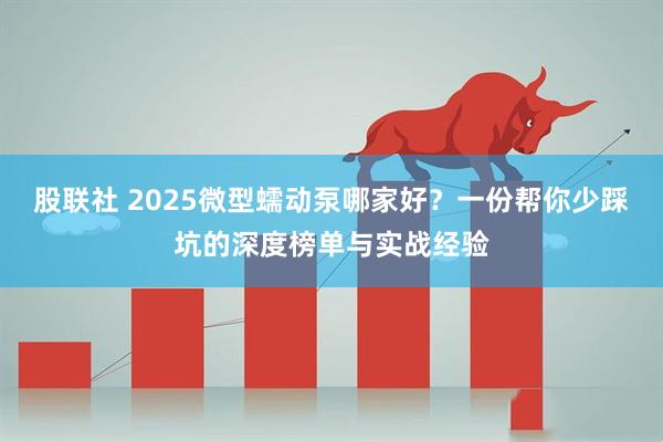 股联社 2025微型蠕动泵哪家好?一份帮你少踩坑的深度榜单与实战经验